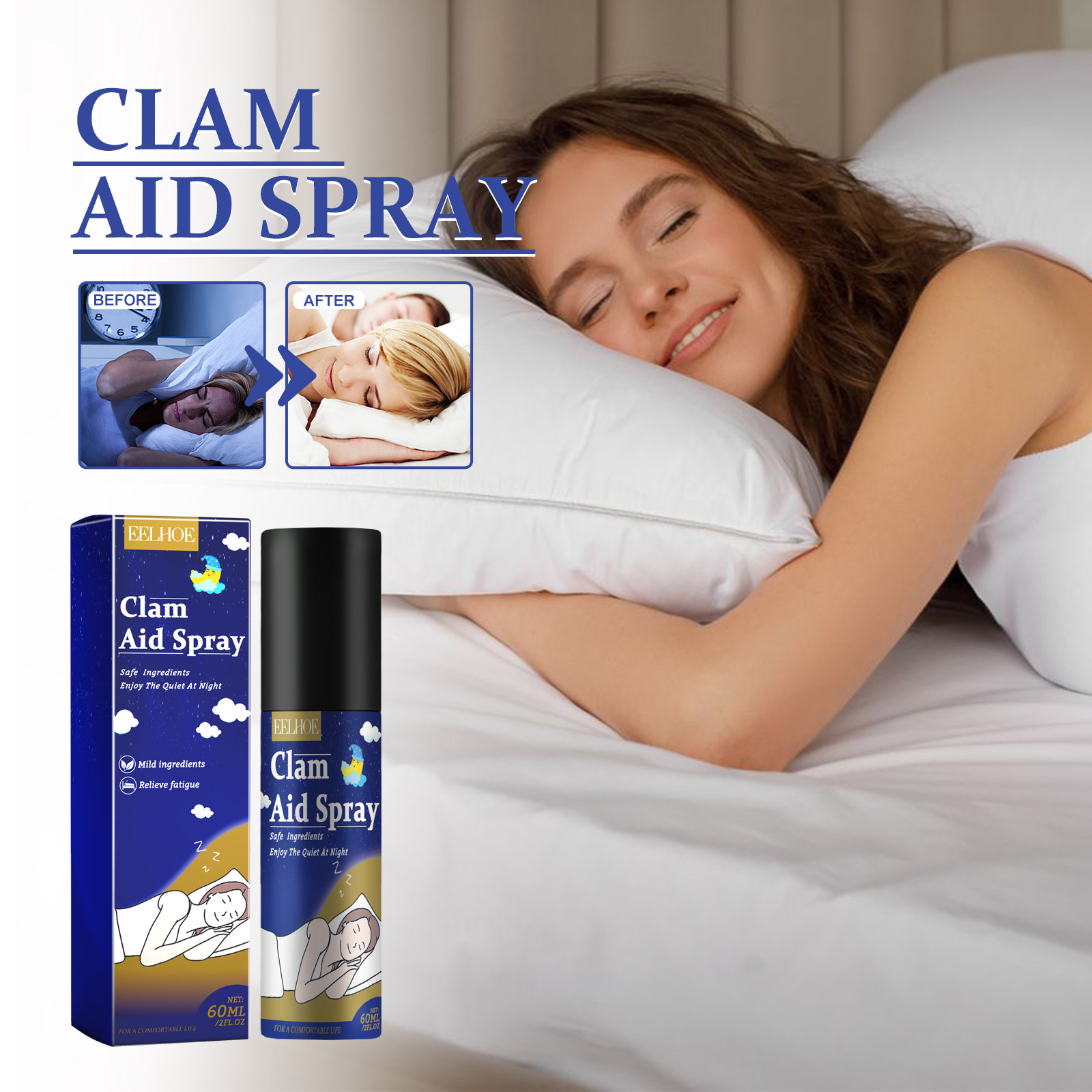 Lavender Pillow Spray - Semprotan Tidur Lavender - Semprotan Perawatan