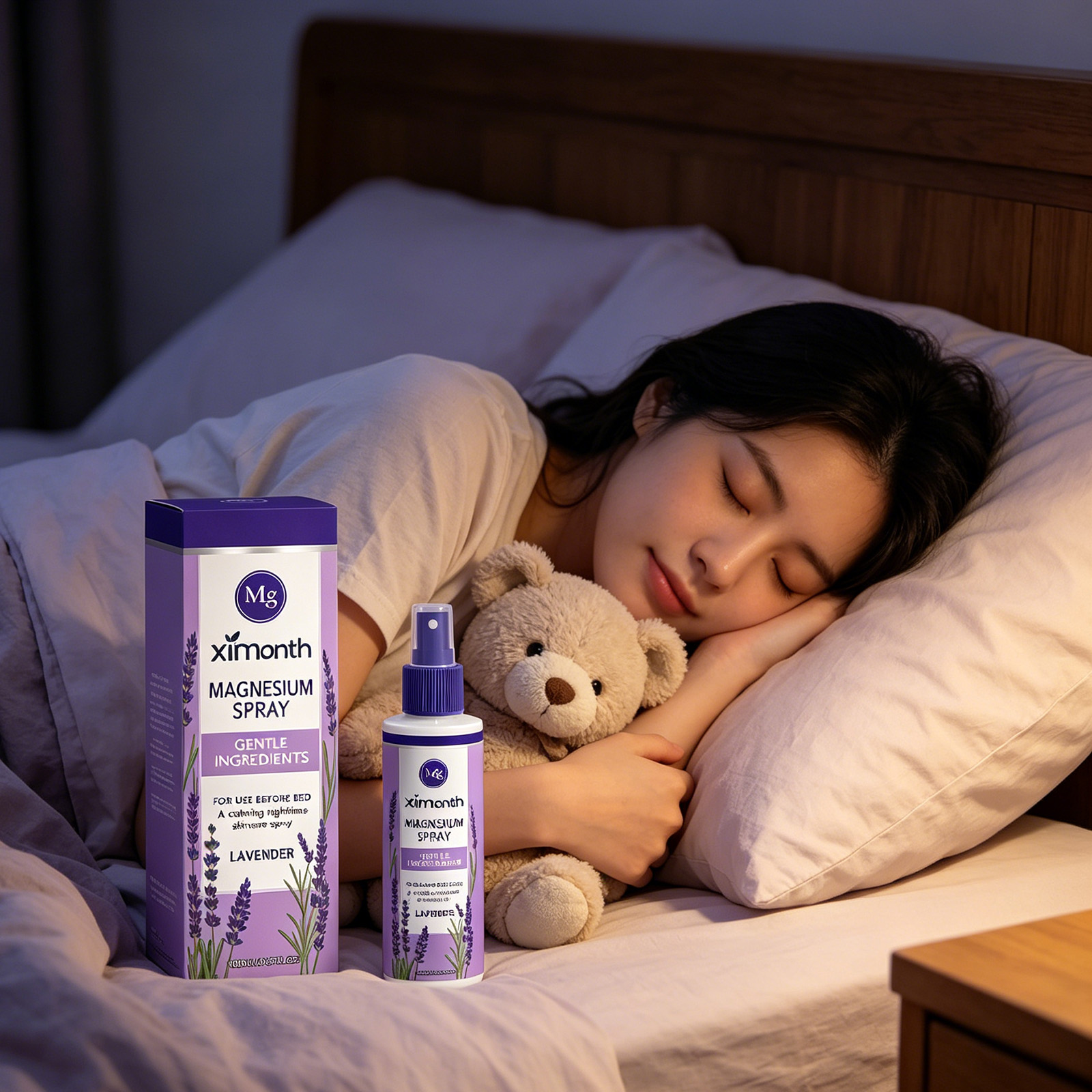 Semprotan Magnesium Ximonth Ti - Lavender Pillow Spray ulasan dan harga