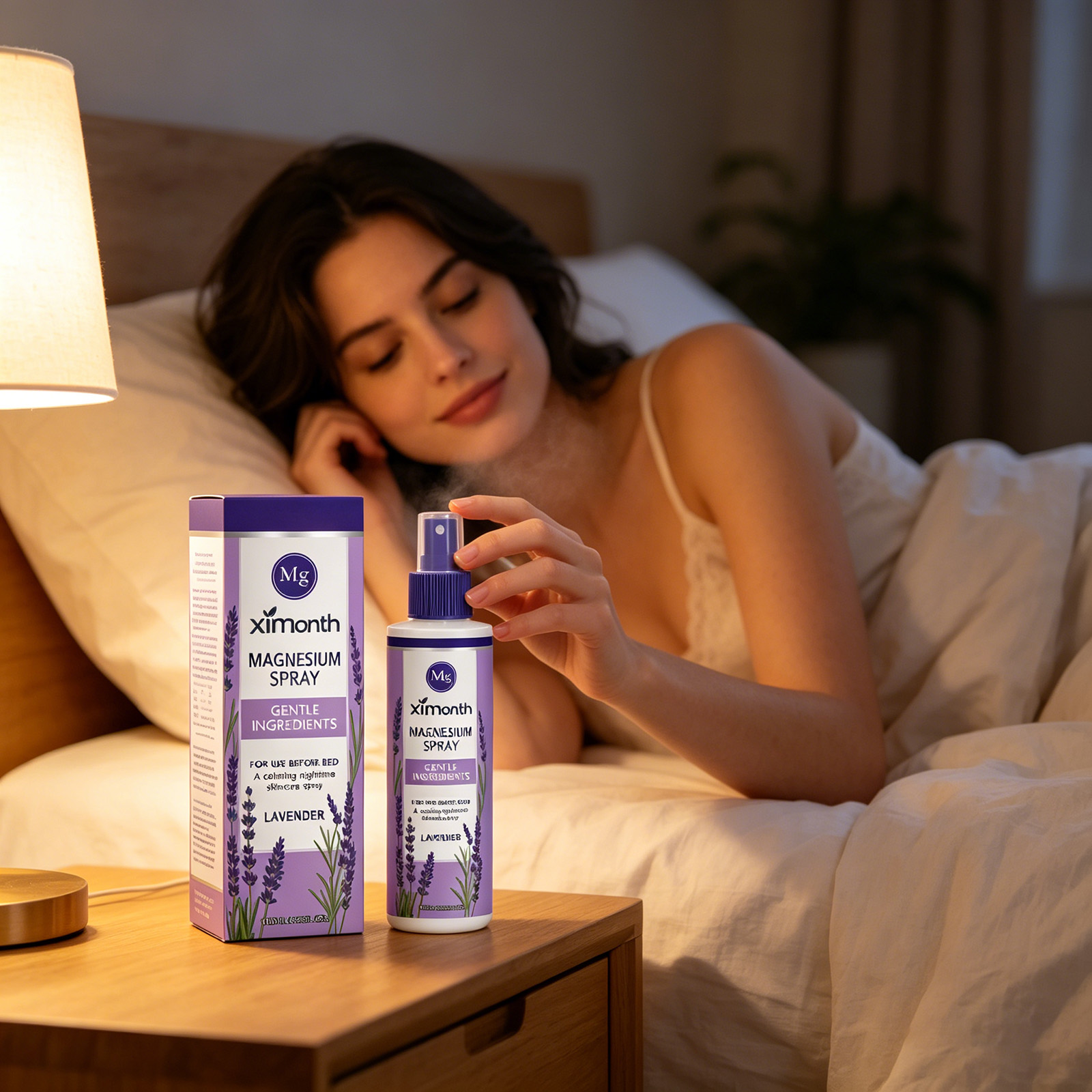 Semprotan Magnesium Ximonth Ti - Lavender Pillow Spray ulasan dan harga