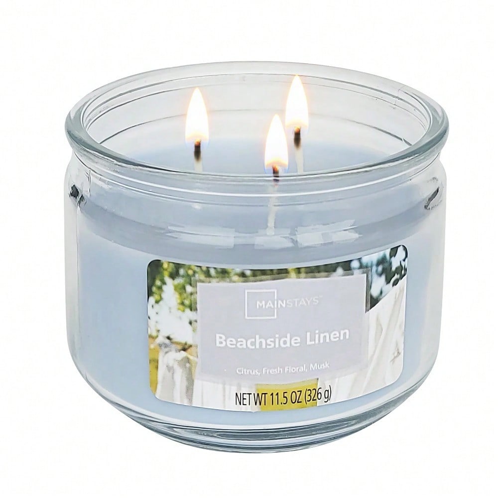 Lilin Aroma 3-Wick dalam Stopl - Home Fragrance Fresh Linen ulasan dan harga