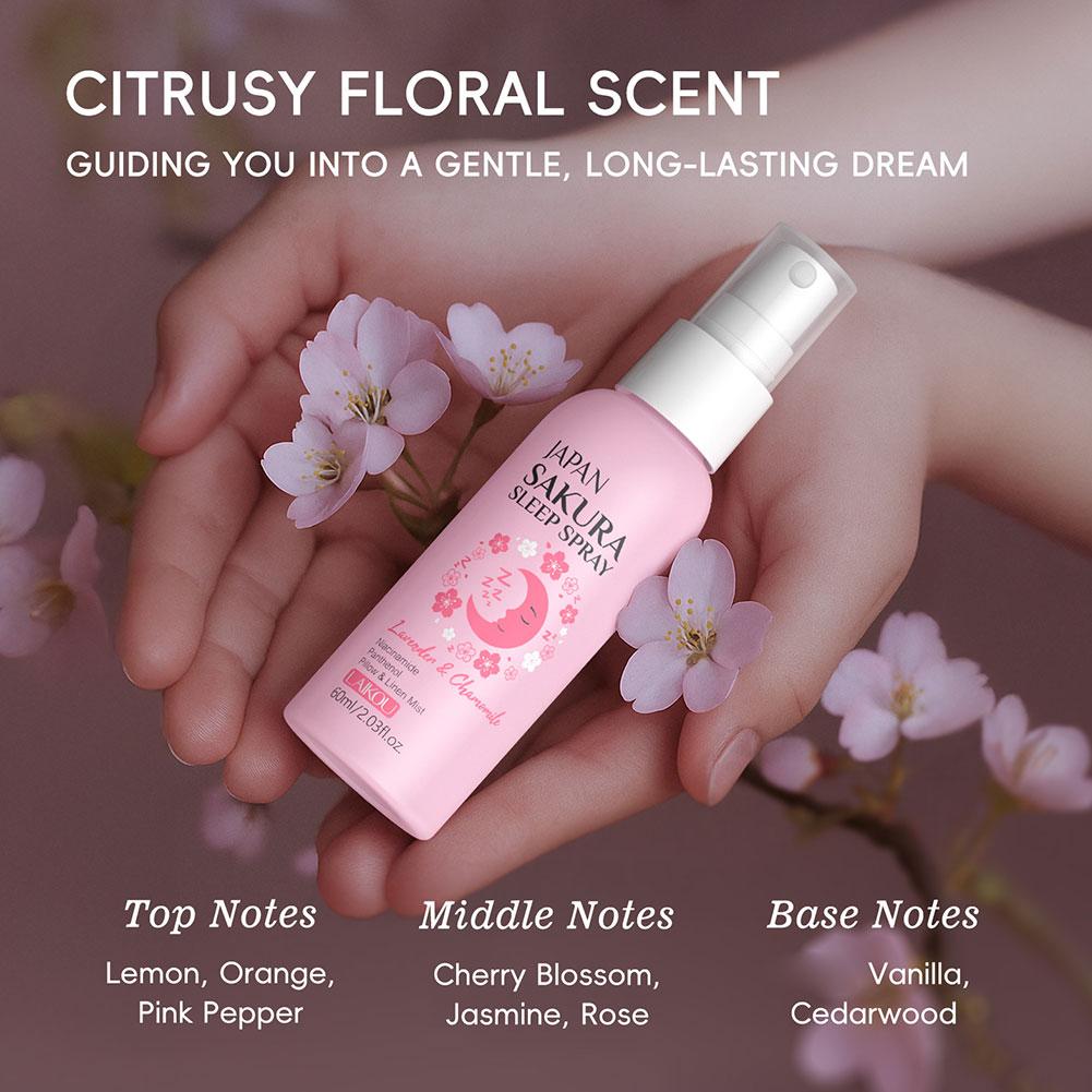 LAIKOU Cherry Sleep Pillow Spr - Lavender Pillow Spray ulasan dan harga