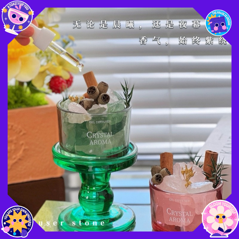 Kristal alami, batu mentah, ba - Home Fragrance Lavender ulasan dan harga