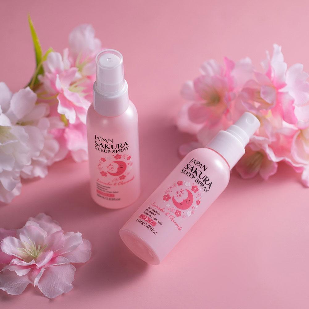 LAIKOU Japan Sakura Sleep Pill - Lavender Pillow Spray ulasan dan harga