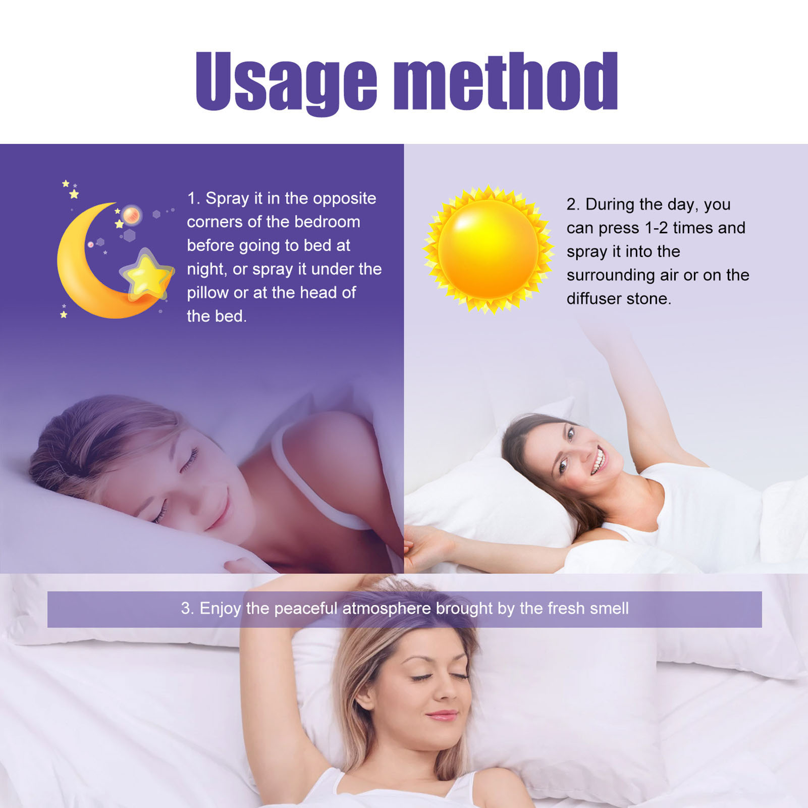 Semprotan Tidur Lavender 60ml  - Lavender Pillow Spray ulasan dan harga
