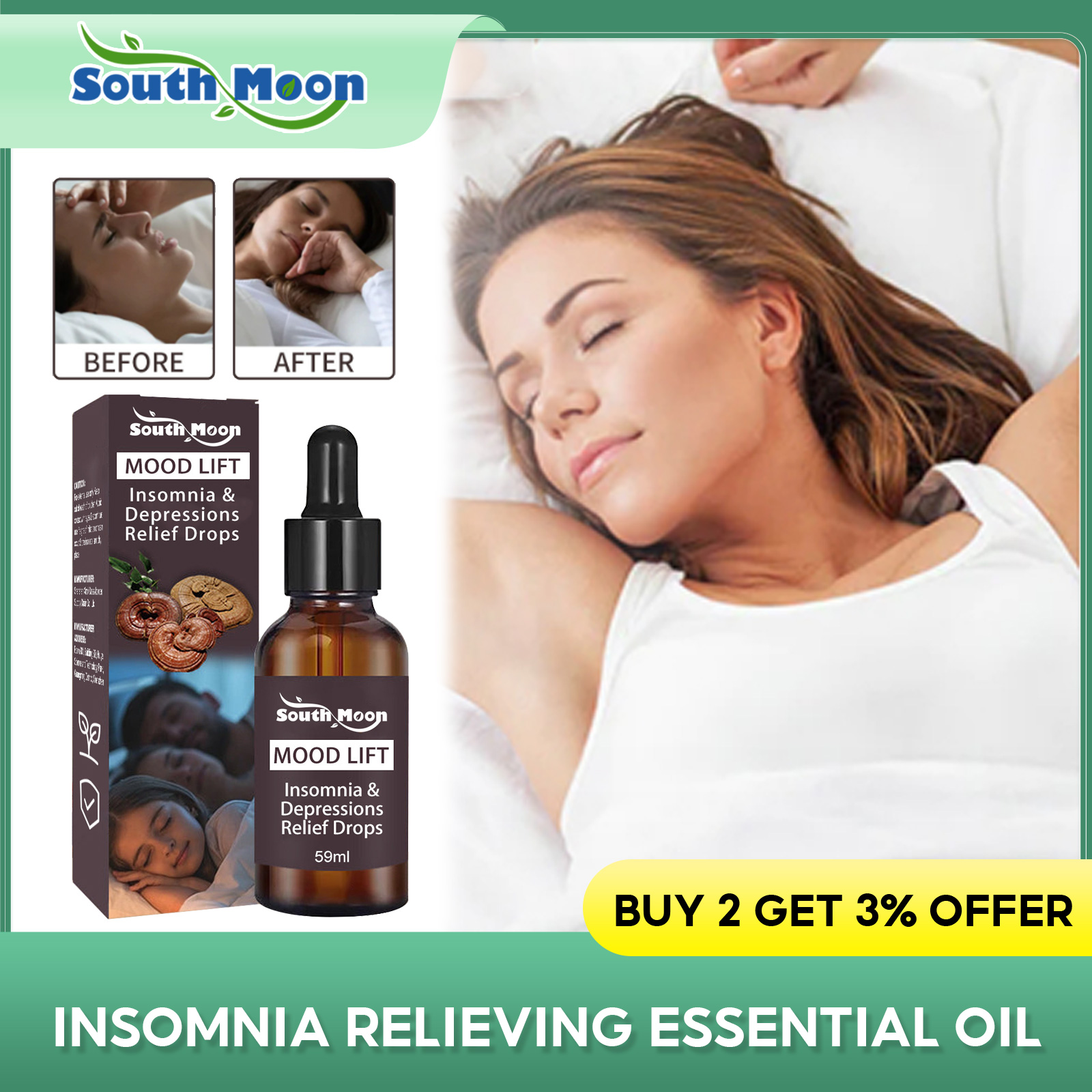 Pengobatan Insomnia tetes tidu - Lavender Pillow Spray ulasan dan harga