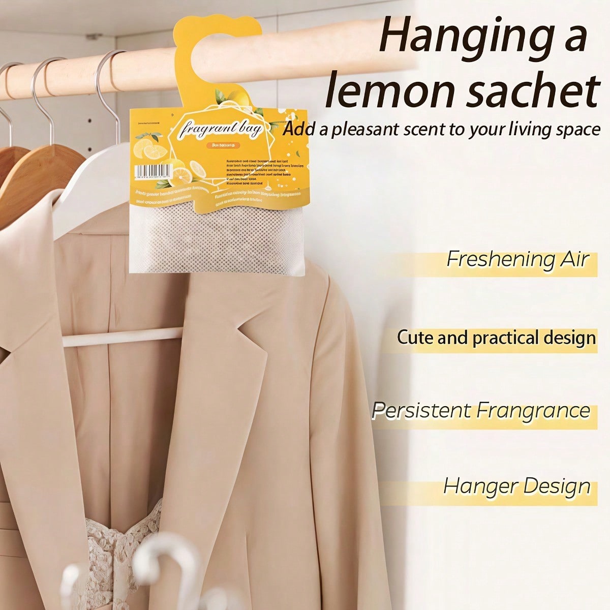 Kantong Pewangi Lemon Gantung, - Home Fragrance Verbena ulasan dan harga