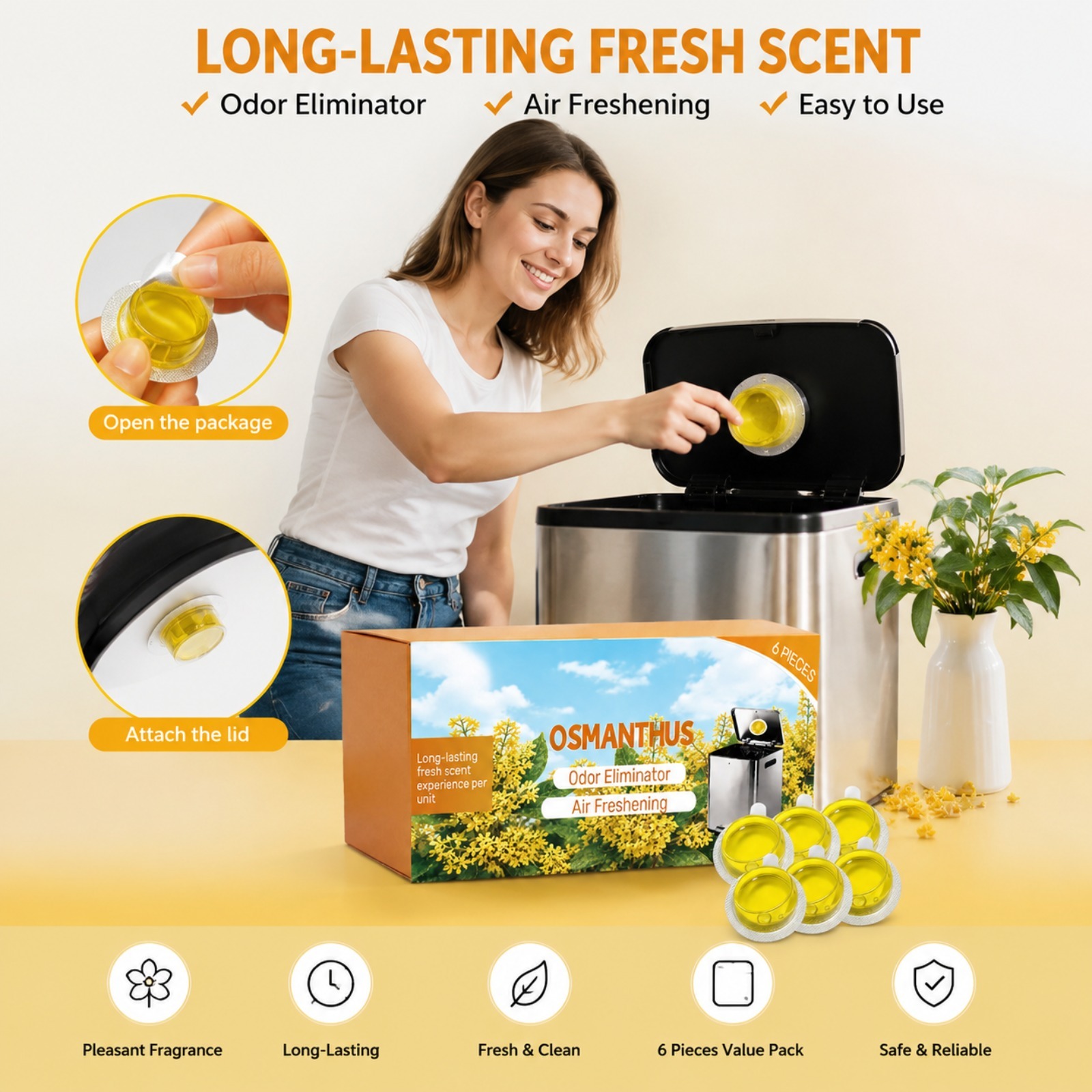 6 Buah Penghilang Bau Tempat S - Home Fragrance Lavender ulasan dan harga